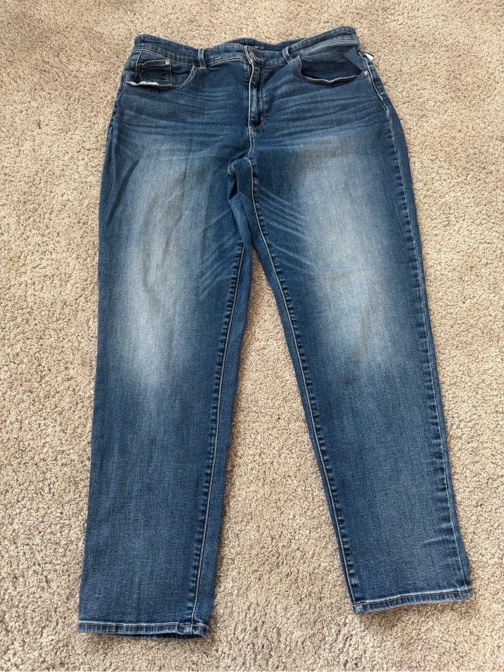 Chico’s Boyfriend Ankle Jean in medium wash